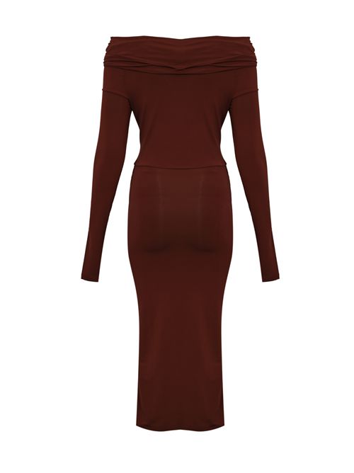 Abito Maremar in jersey di viscosa Bordeaux MAX MARA STUDIO | 2526626051600002